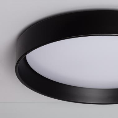 Product van Plafondlamp LED 30W Rond Metaal Ø550 mm  CCT Selecteerbaar Black Design