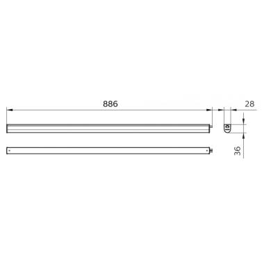 Product of PHILIPS Ledinaire 90cm 3ft 15W Linkable Batten LED Tube BN021C