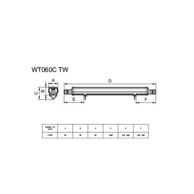 Product of PHILIPS Ledinaire 120cm 4ft 30W LED Linkable Tri-Proof Kit WT060C TW1 