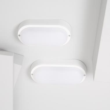 Product van Plafondlamp LED 15W Ovaal Outdoor  85x173 mm IP65 Hublot White