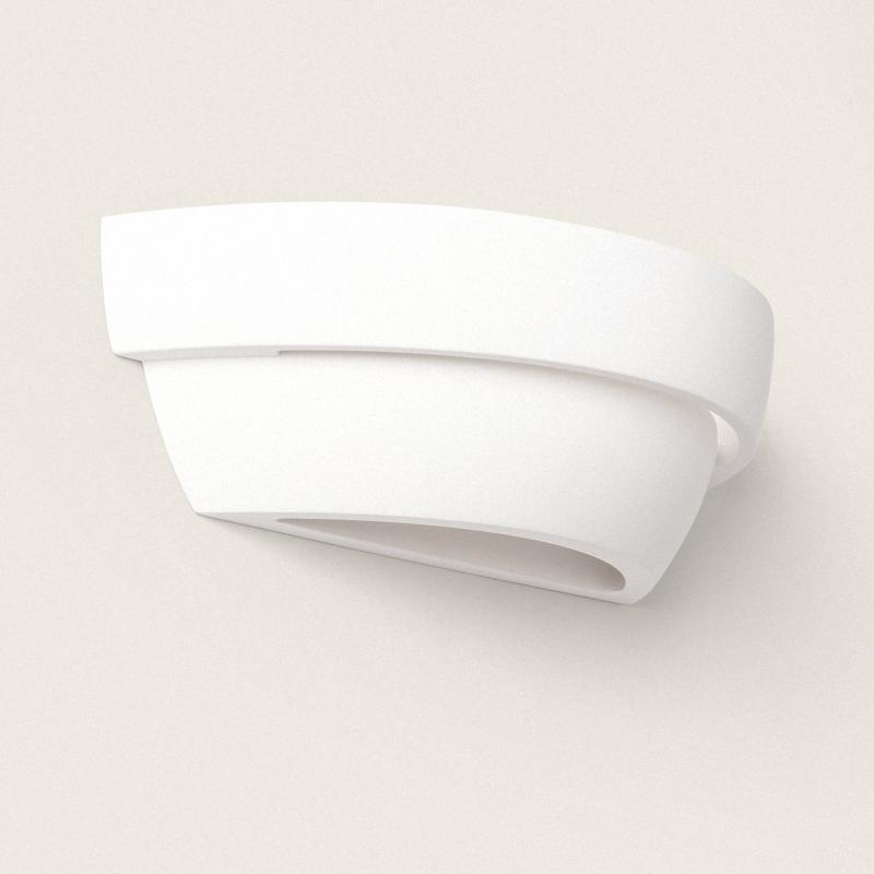 Product van  Wandlamp Gips Riben Wit