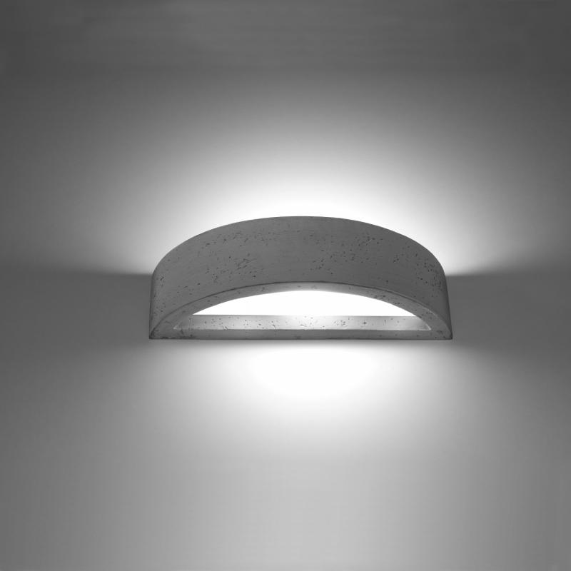 Product van Wandlamp Atena Beton SOLLUX