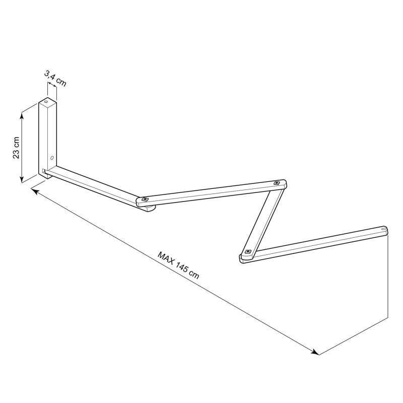 Product of PINOCCHIO XL Creative-Cables Model PINOCCHIOXL01 Wall Bracket for Wall Lamps