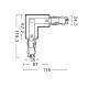 Produkt von Verbindungsstück „Left Side“ Typ "L" für 3-Phasenstromschiene DALI TRACK