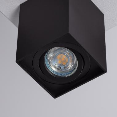 Product van Plafondlamp Aluminium Jaspe Zwart 