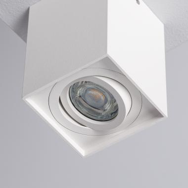 Product van Plafondlamp  Aluminium Jaspe Wit 