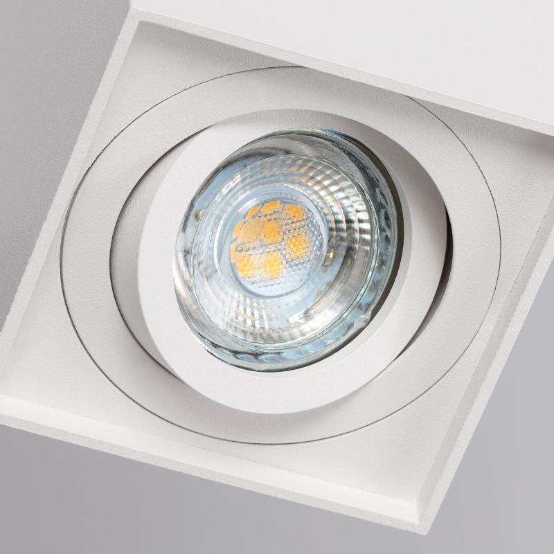Product van Plafondlamp  Aluminium Jaspe Wit 