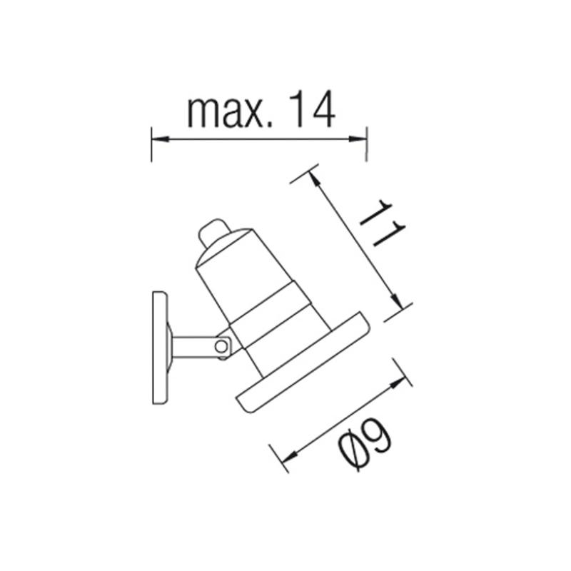 Produit de Applique LED Aqua Spotlight AISI 316 Submersible IP68 GU5.3 35W LEDS-C4 05-9245-CA-37 