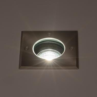 Product of Square Recessed Stainless Steel Ground Spotlight IP67