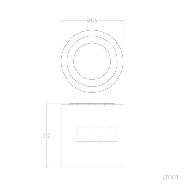 Prodotto da Applique da Soffitto LED Cosmos Ceiling 12W IP65 LEDS-C4 15-9790-14-CL