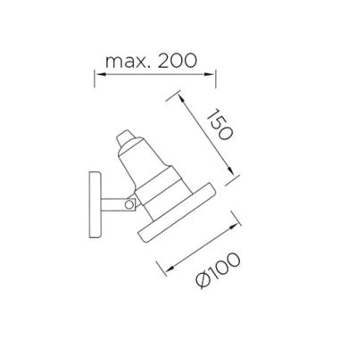 Produit de Applique Helio AISI 316 GU10 35W IP67 LEDS-C4 05-9310-CA-37