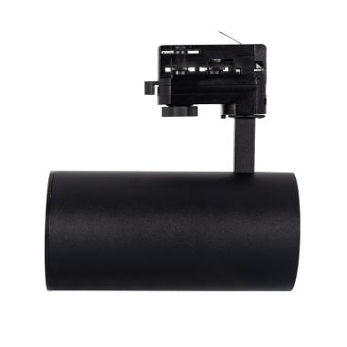 Produit de Spot LED New d'Angelo 40W Noir CCT LIFUD pour Rail Triphasé (3 Allumages) Spécial Alimentation