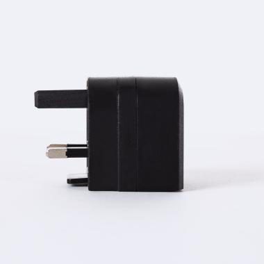 Produkt von Steckdosenadapter Typ E (EU) auf Stecker Typ G (UK)