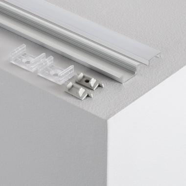 Prodotto da Profilo in Alluminio da Incasso con Copertura Continua per Strisce LED fino a 12 mm