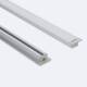 Product van Inbouw aluminium plafondprofiel met 1m Clips voor LED Strips tot 12 mm