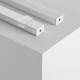 Product van Aluminium profiel Opbouw met doorlopende afdekking voor LED strips tot 16 mm 