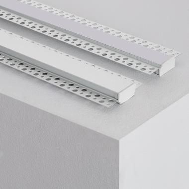 Produit de Profilé Aluminium Intégration dans Plâtre / Placo pour Double Ruban LED Jusqu'à 20mm