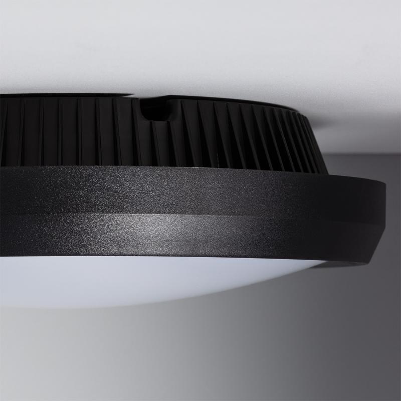 Product van Plafondlamp Outdoor Ø300mm  Rond Curio  IP65 zwart 