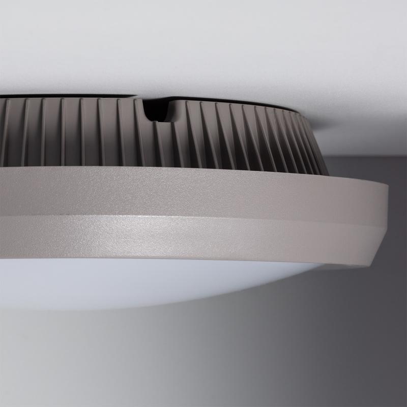 Product van Plafondlamp Rond Outdoor Ø300 mm  IP65 Curio Grijs