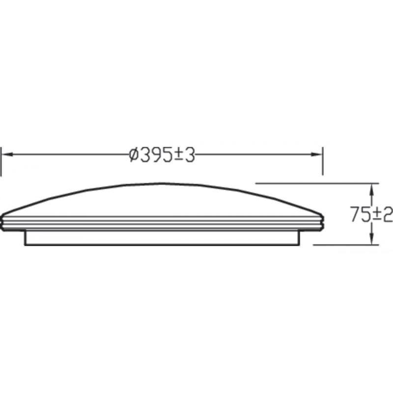 Produkt od Přisazené Stropní LED CCT Svítidlo 23W PHILIPS Toba Slim s Dálkovým Ovládáním