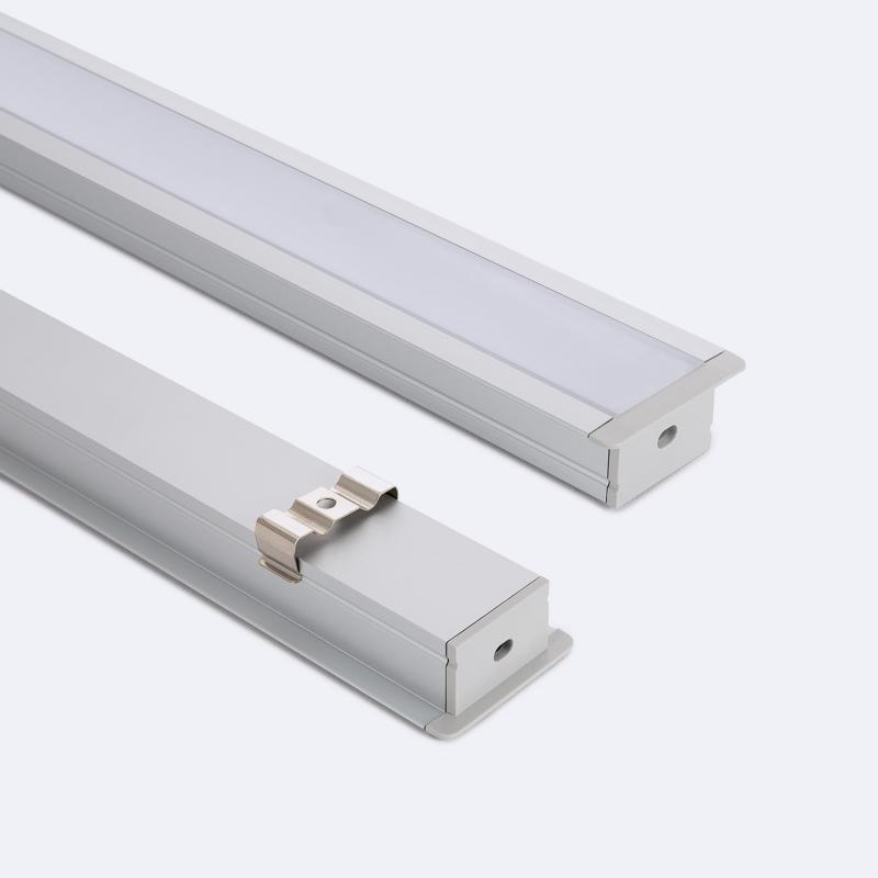 Produit de Profilé Aluminium Encastrable 2m Pour Ruban LED jusqu'à 25 mm