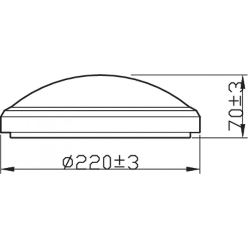 Product of 6W PHILIPS Doris LED Surface Panel IP44