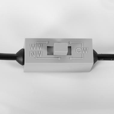 Product van Plafondlamp LED 18W Rond Aluminium Ø210 mm Slim CCT Selecteerbaar Galán Switch Dimm