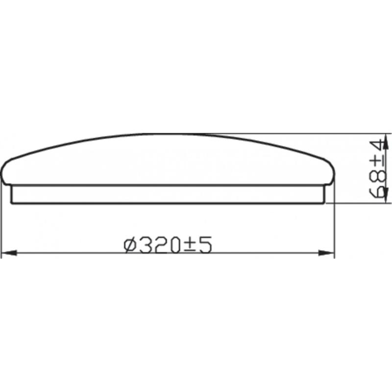 Product van Plafondlamp PHILIPS Canopus LED 20W IP44