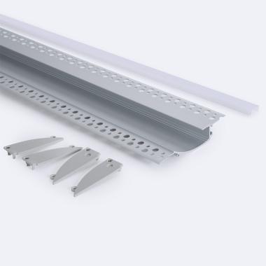 Product van Aluminium Inbouwprofiel voor Gips/Pladur Voor LED Strip tot 12mm
