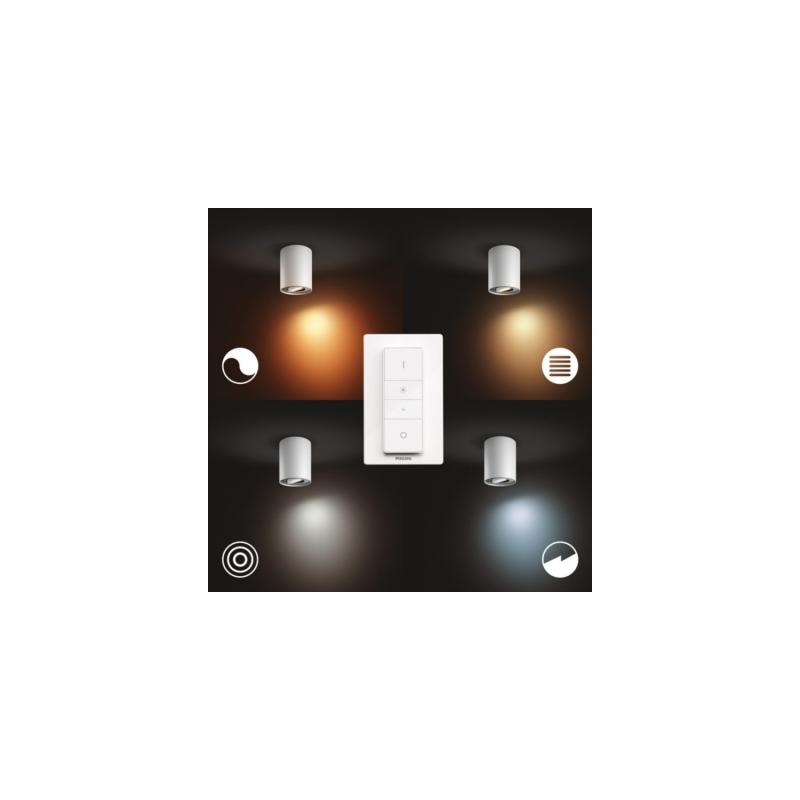 Product van Plafondlamp White Ambiance GU10 PHILIPS Hue Pillar 