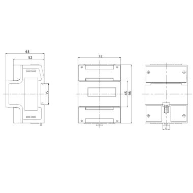 Produit de Compteur Analyseur de Consommation 24h SAJ SMART METER pour Injection Zéro des Onduleurs Hybrides H1 et H2 