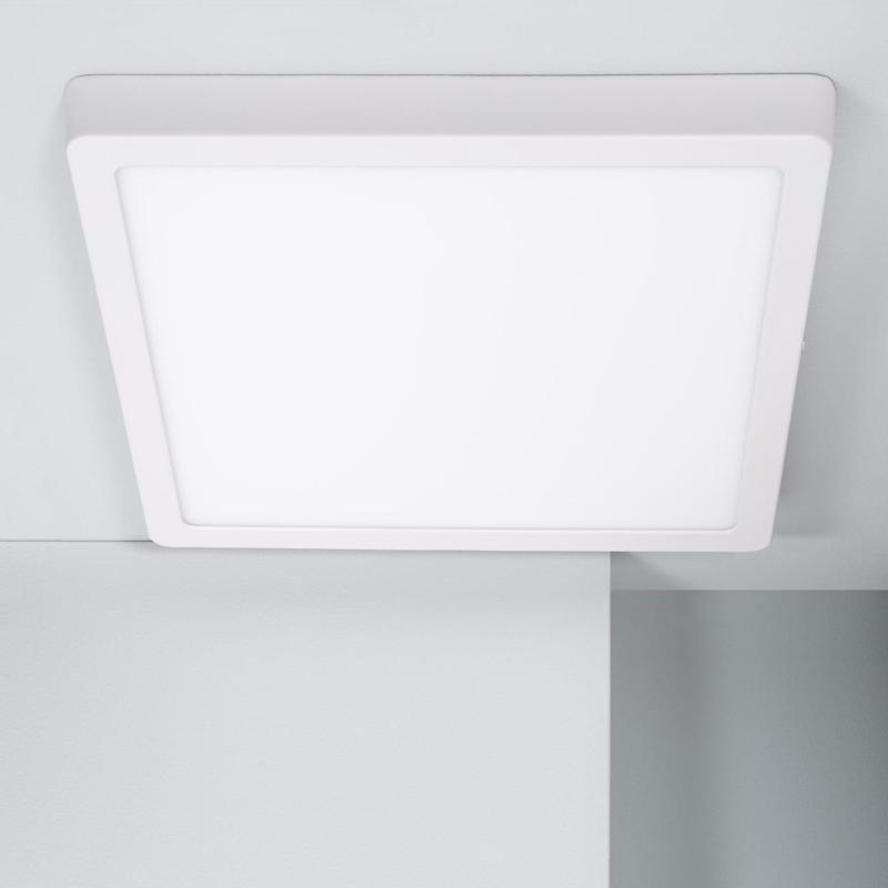 Prodotto da Plafoniera LED 24W Quadrata Alluminio 280x280 mm Slim CCT Selezionabile Galán SwitchDimm