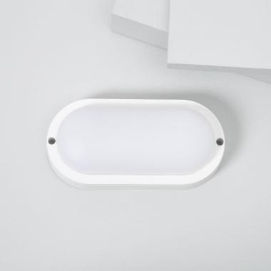 Produit de Plafonnier LED Extérieur Ovale 15W Hublot White IP65 85x173 mm 