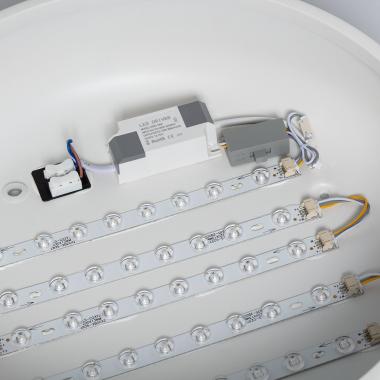 Product van Plafondlamp LED 24W Metaal Ø350 mm CCT Selecteerbaar Eyelight