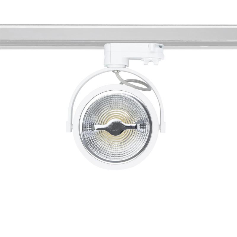 Produit de Spot LED sur Rail Triphasé CREE AR111 15W Dimmable Blanc