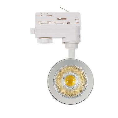 Product van Spotlight New Mallet LED 30W Dimbaar CCT Selecteerbaar voor Driefasige Rail (UGR 15)