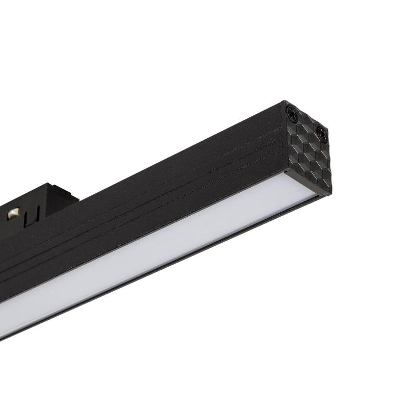 Product van Magneet Rail Spot Linear  Opal Eenfase 20mm 15W 48V CRI90 Zwart (UGR 16)