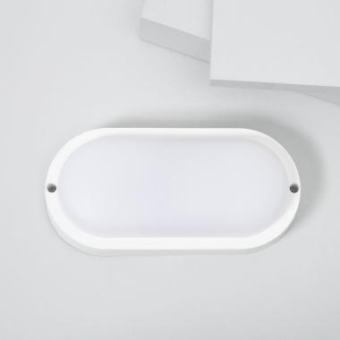 Produit de Plafonnier LED Extérieur Ovale 25W Hublot White IP65 96x198 mm 