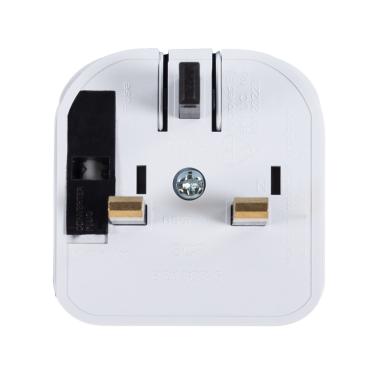 Product of Plug Adapter Type E Wide Head with Straight Cable to Plug Type G (UK)