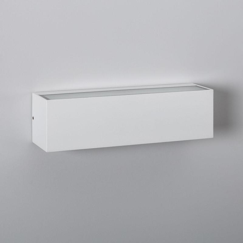 Prodotto da Applique da Parete per Esterno LED 10W Doppia Luce Rettangolare Bianco Lena