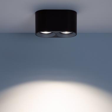 Product of Double Sided Ceiling Lamp in Black with GU10 Space Bulb