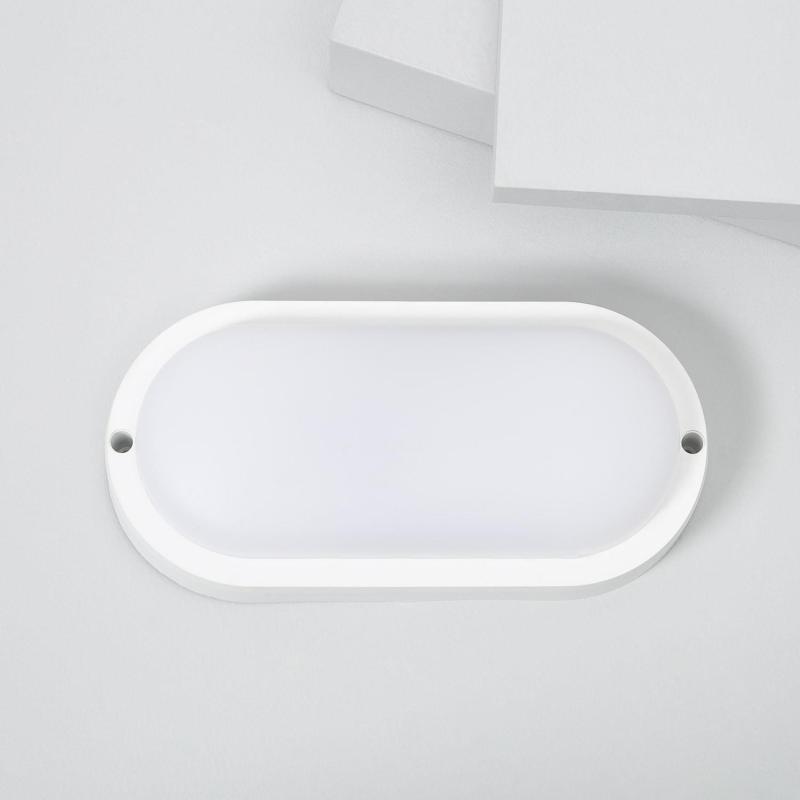 Product of White 25W Oval Hublot Outdoor LED Surface Panel IP65 94x196 mm