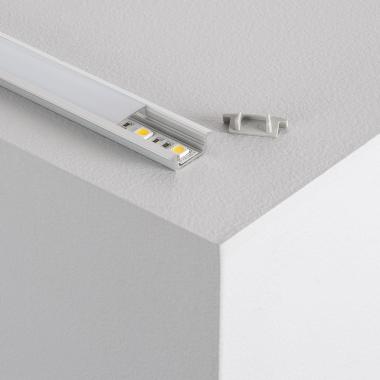 Produit de Profilé Aluminium Encastrable avec Capot Continu pour Ruban LED jusqu'à 12mm