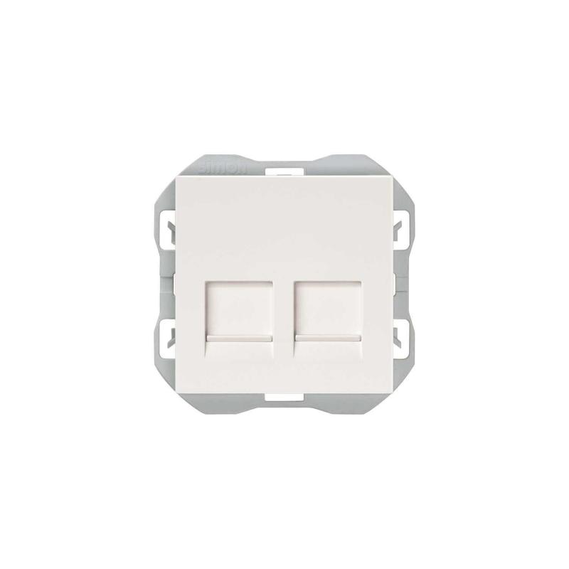 Product van Aansluitdoosafdekking RJ45- met dubbele connector SIMON 270  20000188