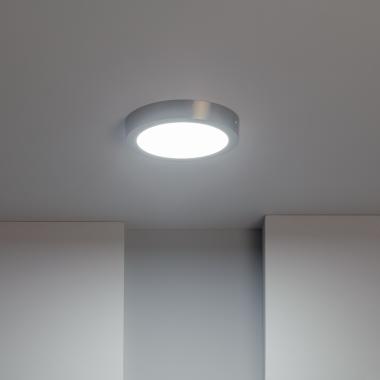 Produkt von LED-Deckenleuchte 18W Rund Metall Ø225 mm Silber