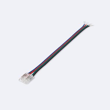 Produit de Connecteur HIPPO avec Câble pour Ruban LED RGBIC COB 24V DC IP20 Largeur 10mm