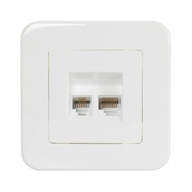 Product of Classic  RJ45 Internet Module + RJ11 Telephone socket