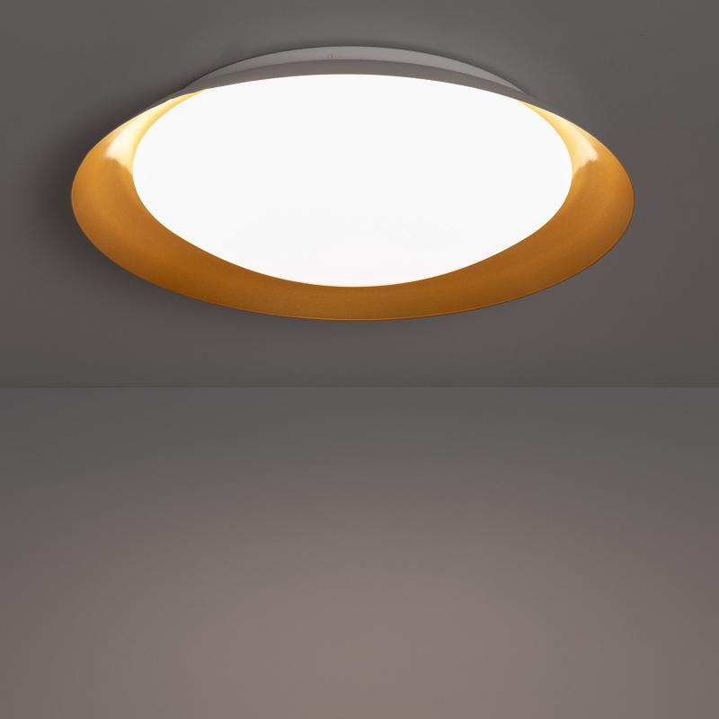 Prodotto da Plafoniera LED 30W Circolare Metallo Ø500 mm CCT Selezionabile Taylor