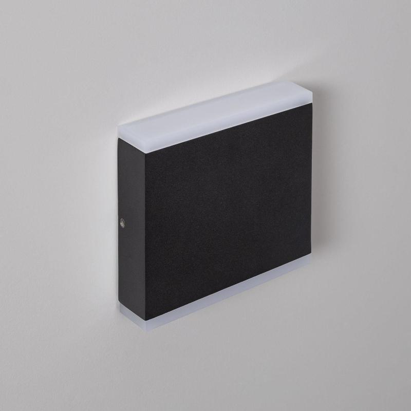 Product of Orus 6W Outdoor Double Sided Illumination Square Black LED Wall Lamp