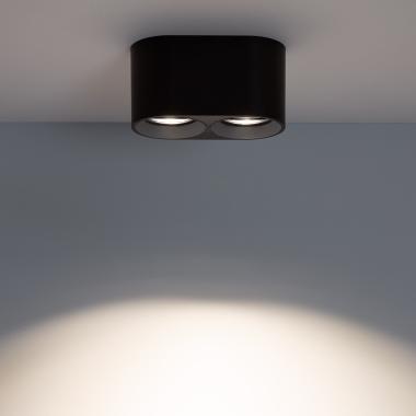 Product of Double Sided Ceiling Lamp in Black with GU10 Space Bulb